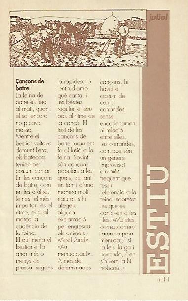 LIBRITO 7010: Cançons de batre. Numero 11