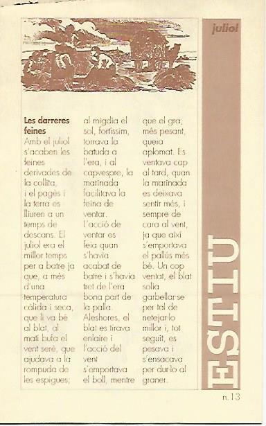 LIBRITO 7012: Les darreres feines. Numero 13