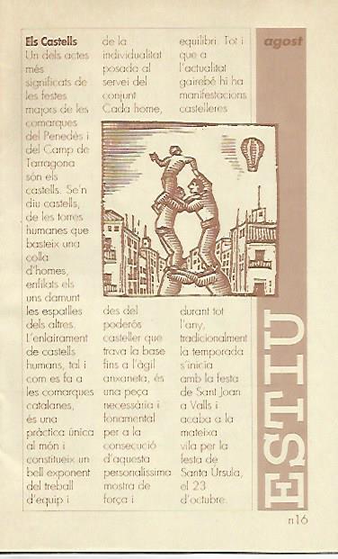 LIBRITO 7015: Els Castells. Numero 16