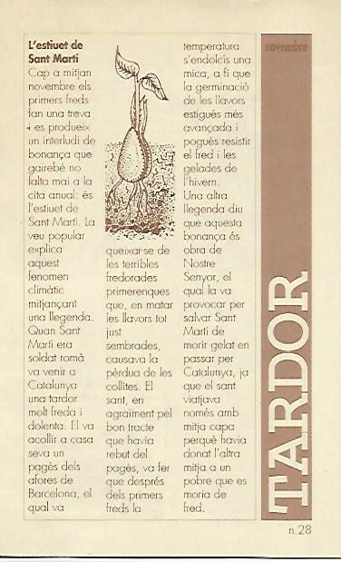 LIBRITO 7026: L estiuet de Sant Marti. Numero 28