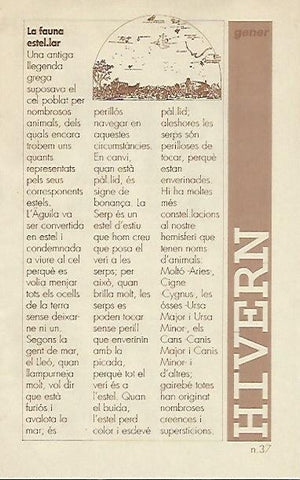 LIBRITO 7035: La fauna estel.lar. Numero 37