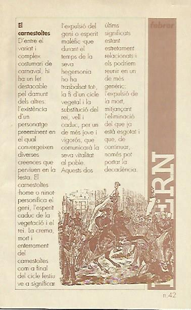 LIBRITO 7040: El carnestoltes. Numero 42