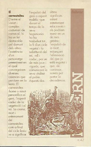 LIBRITO 7040: El carnestoltes. Numero 42