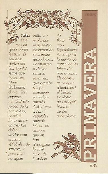 LIBRITO 7045: Prmavera. Abril. Numero 48