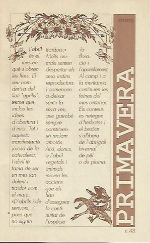 LIBRITO 7045: Prmavera. Abril. Numero 48