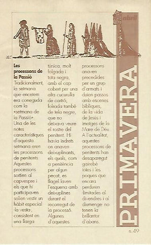 LIBRITO 7046: Les processons de la Passio. Numero 49