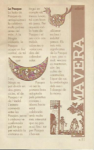 LIBRITO 7047: La Pasqua. Numero 51