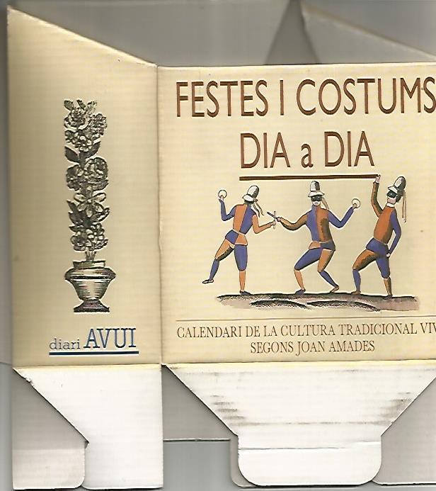 LIBRITO 7048: Caja de la coleccion Festes i Costums dia a dia.
