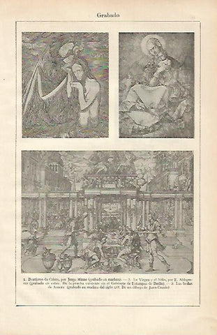 LAMINA ESPASA 2157: Ejemplos de grabados