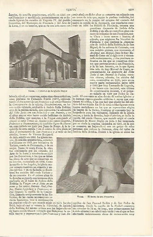 LAMINA ESPASA 6087: Vistas de Verna Italia