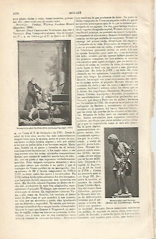 LAMINA ESPASA 8862: Mozart a los siete años por Carrogia