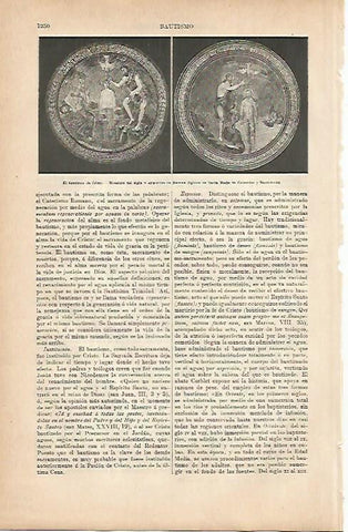 LAMINA ESPASA 9836: El bautismo de Cristo mosaicos de Ravena