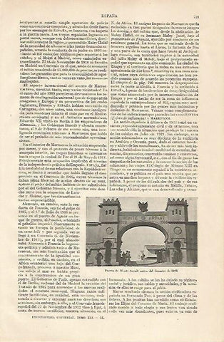 LAMINA ESPASA 10243: Puerta de Monte Arruit Marruecos antes de 1921
