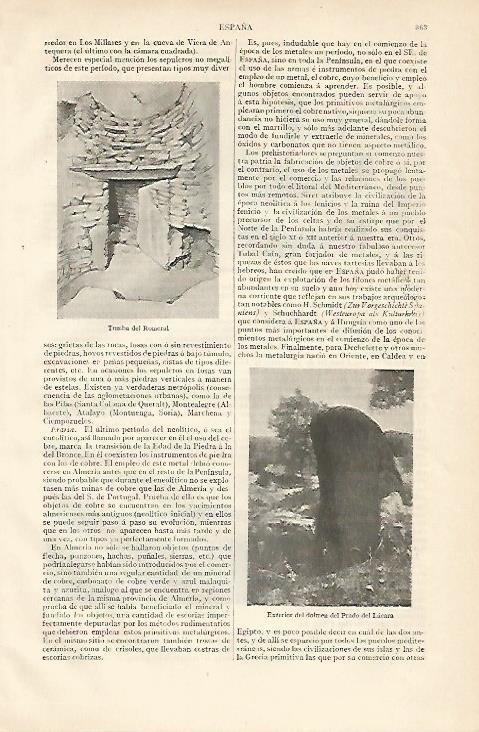 LAMINA ESPASA 10270: Tumba del Romeral Malaga