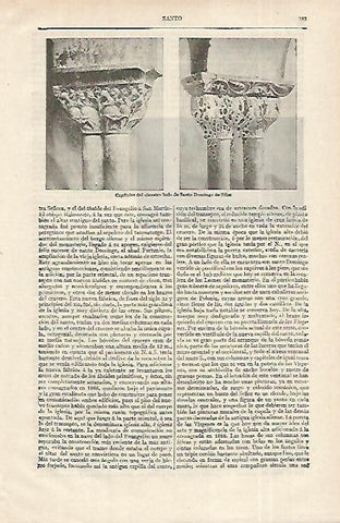 LAMINA ESPASA 12314: Capiteles de Santo Domingo de Silos