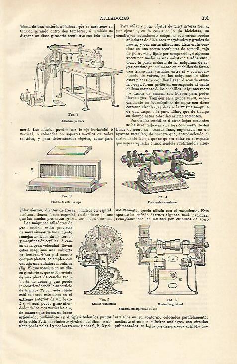 LAMINA ESPASA 12571: Tipos de afiladoras