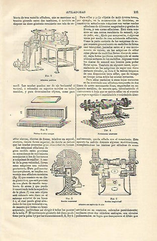 LAMINA ESPASA 12571: Tipos de afiladoras
