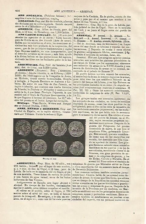 LAMINA ESPASA 12840: Monedas de la antigua Arse