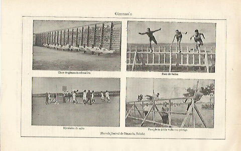 LAMINA ESPASA 16160: Escuela Central de Gimnasia de Toledo