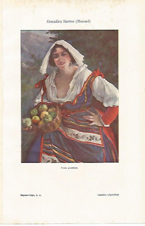LAMINA ESPASA 16166: Fruta prohibida por M. Gonzalez Santos