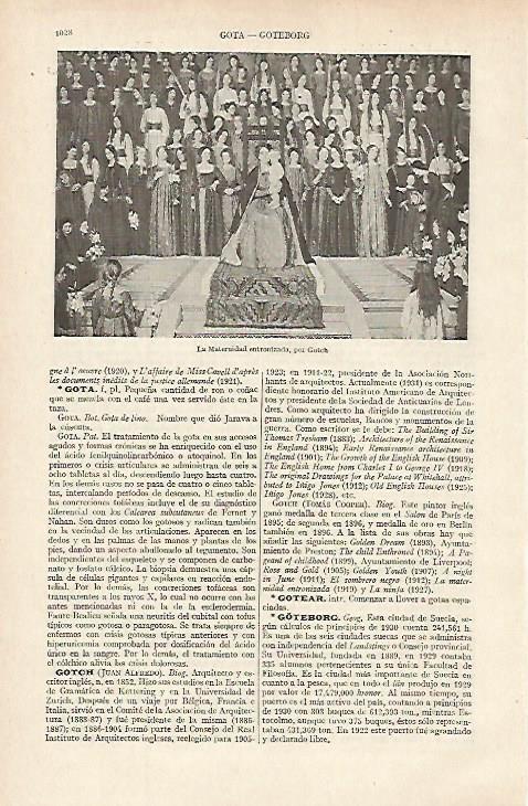 LAMINA ESPASA 16172: La Maternidad entronizada por Gotch