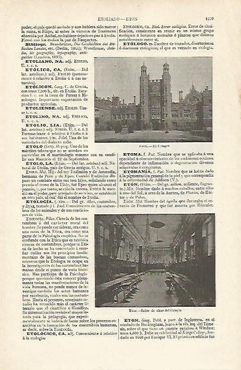 LAMINA ESPASA 16414: El Colegio de Eton Inglaterra