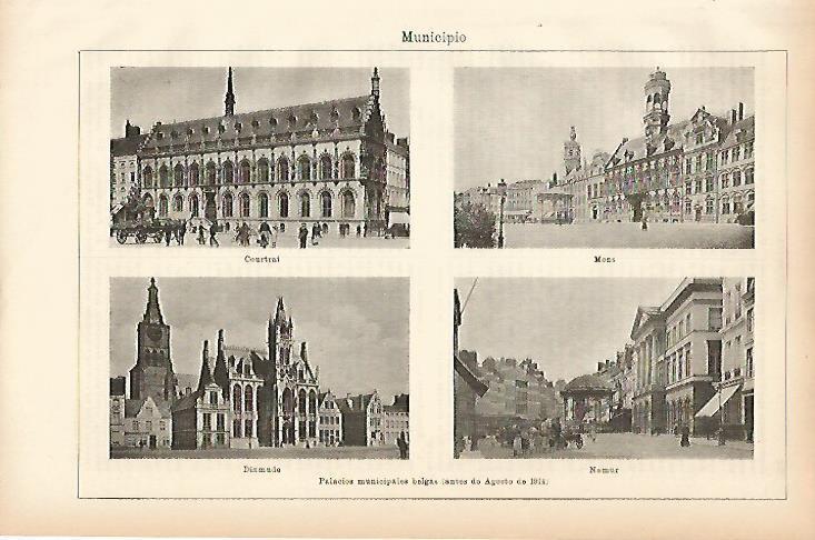 LAMINA ESPASA 11498: Palacios municipales de Belgica