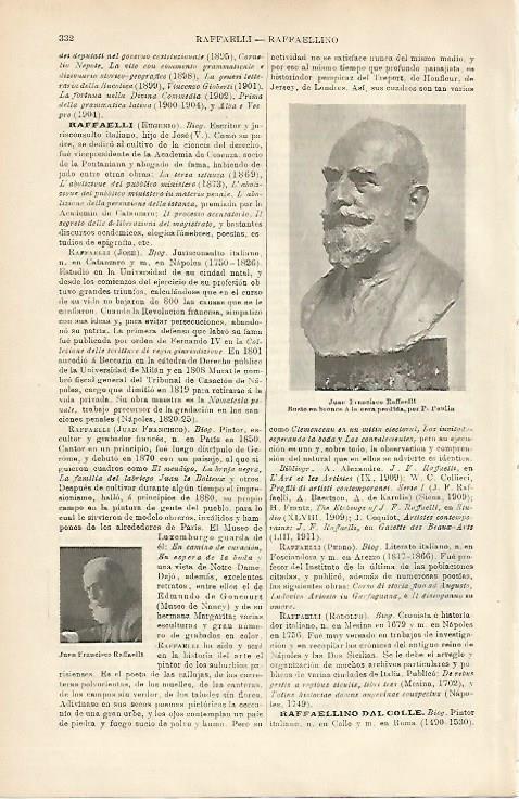 LAMINA ESPASA 5023: Bisto de Raffaelli por Paulin