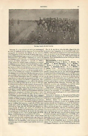 LAMINA ESPASA 6513: Revista cuadro de J. Cusachs