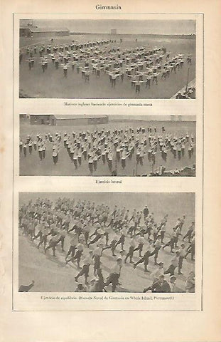 LAMINA ESPASA 2085: Entrenamientos militares