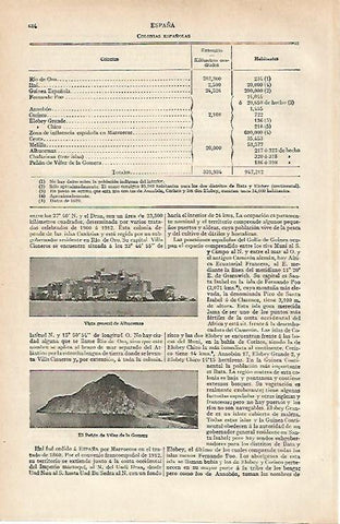 LAMINA ESPASA 19883: Vista de Alhucemas y de Velez de la Gomera