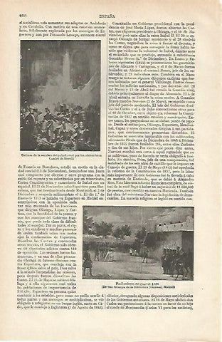 LAMINA ESPASA 19979: Fusilamiento del general Leon