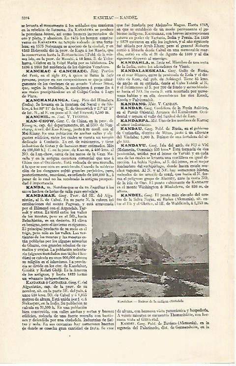 LAMINA ESPASA 21150: Ciudadela de Kandahar