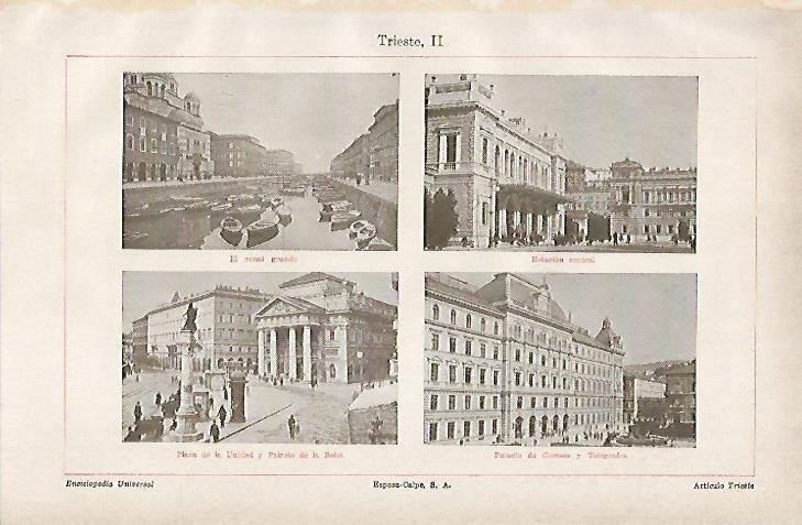LAMINA ESPASA 868: Imagenes de Trieste Italia