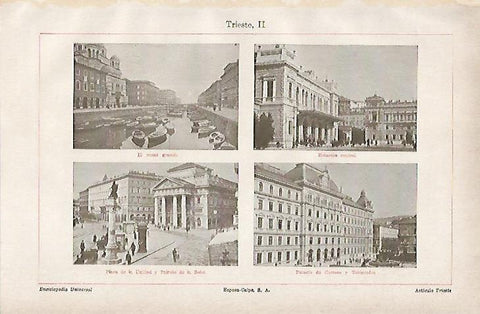 LAMINA ESPASA 868: Imagenes de Trieste Italia