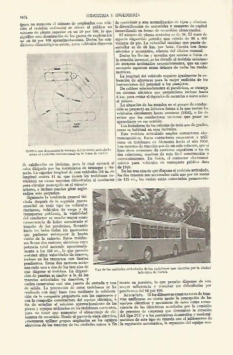 LAMINA ESPASA 21820: Trolebus en Zurich