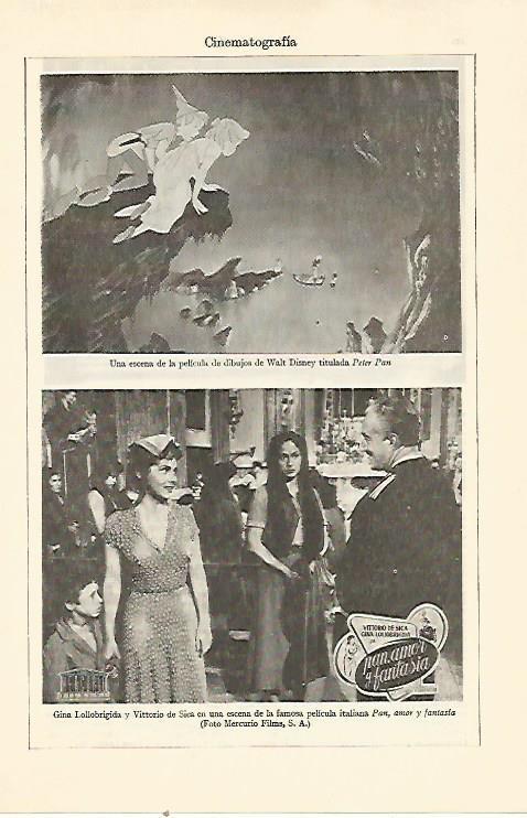 LAMINA ESPASA 21958: Escena de Peter Pan y Pan amor y fantasia