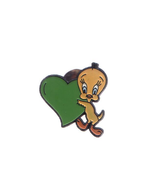 PIN: PIOLIN CON CORAZON VERDE