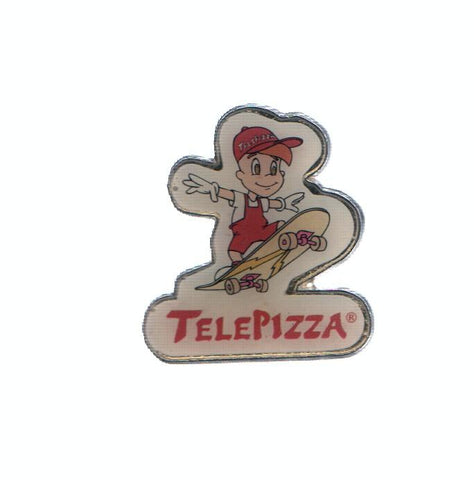 PIN: TELEPIZZA -  Mascota en monopatin. Años 90. 