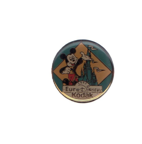 PIN: EURO DISNEY - KODAK 1992, Mickey Mouse and Castle