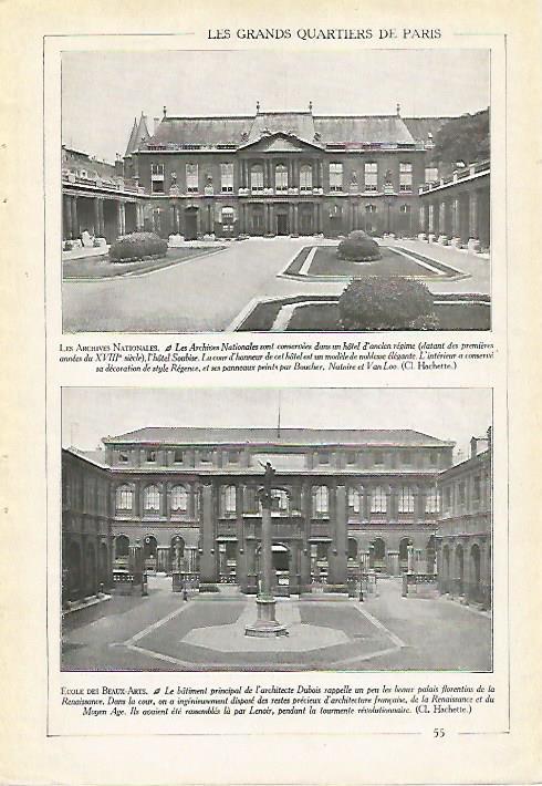 LAMINA 3948: PARIS. ARCHIVOS NACIONALES