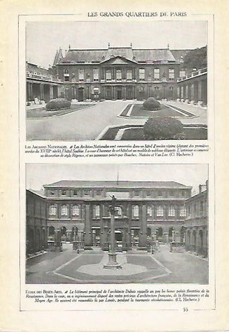 LAMINA 3948: PARIS. ARCHIVOS NACIONALES