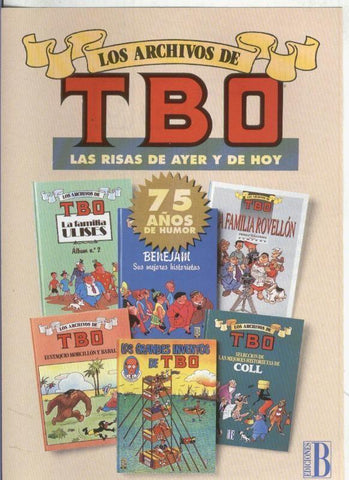 Folleto Propaganda Ediciones B: Los archivos de TBO