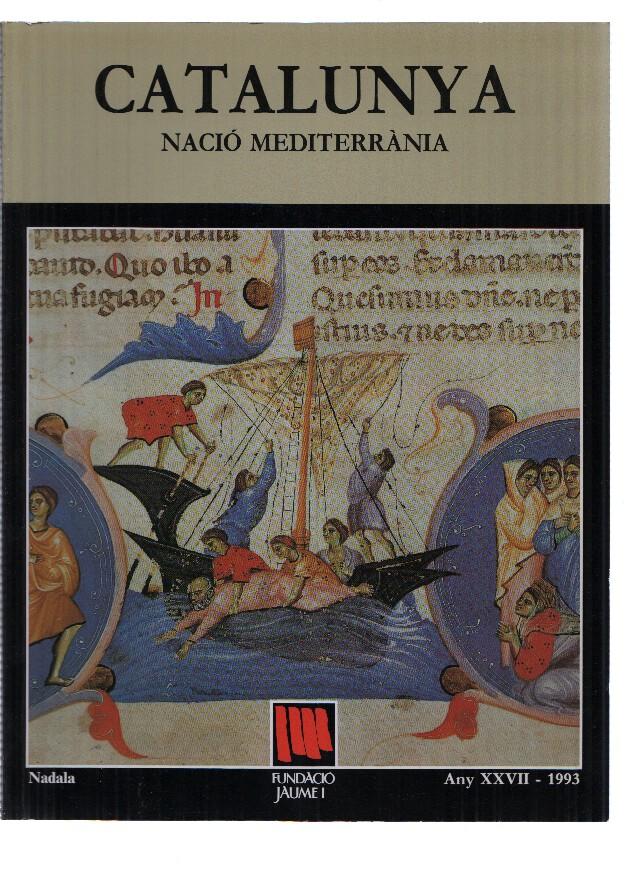 Fundacio Jaume I numero 27: CATALUNYA, NACIO MEDITERRANIA (1993)
