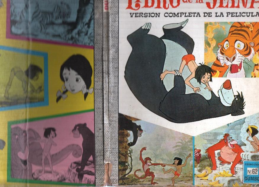 Coleccion DUMBO, Numero 62: EL LIBRO DE LA SELVA - Version Completa de la Pelicula (Ediciones Recreativas 1970)