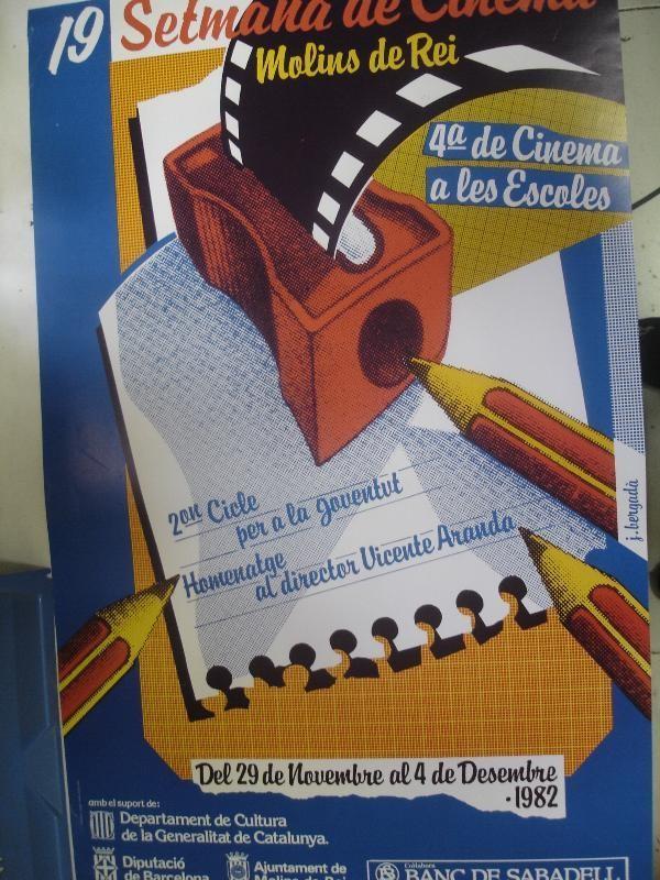 Poster 19 semana de cinema de Molins de Rei en 1982