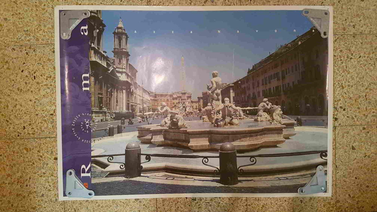 Poster: Roma ciudad eterna. Piazza Navona