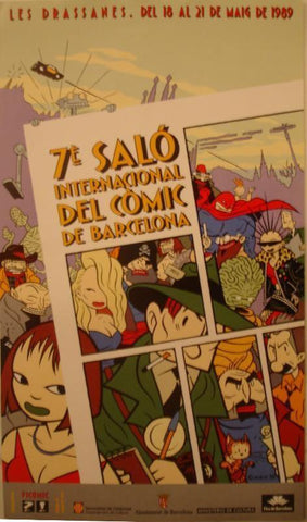 Poster septimo salo Internacional del comic de Barcelona