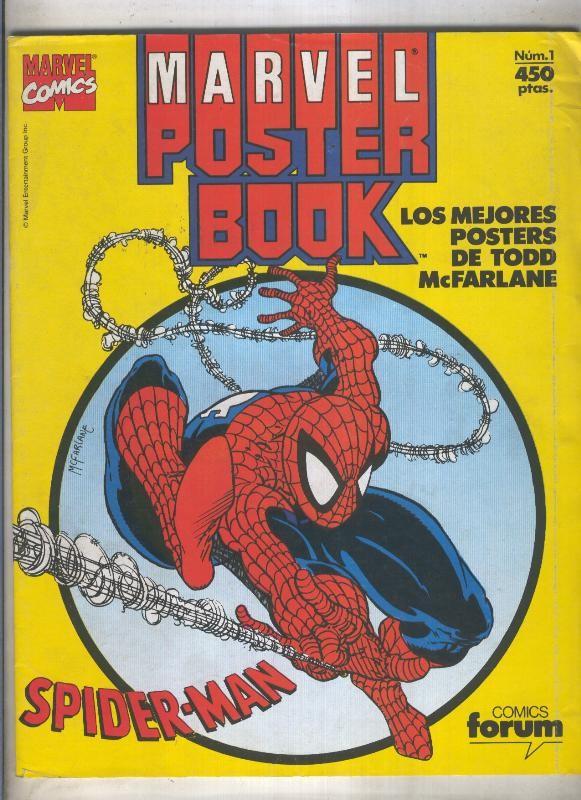 Marvel Poster Book: Spiderman (numerado 3 en trasera)