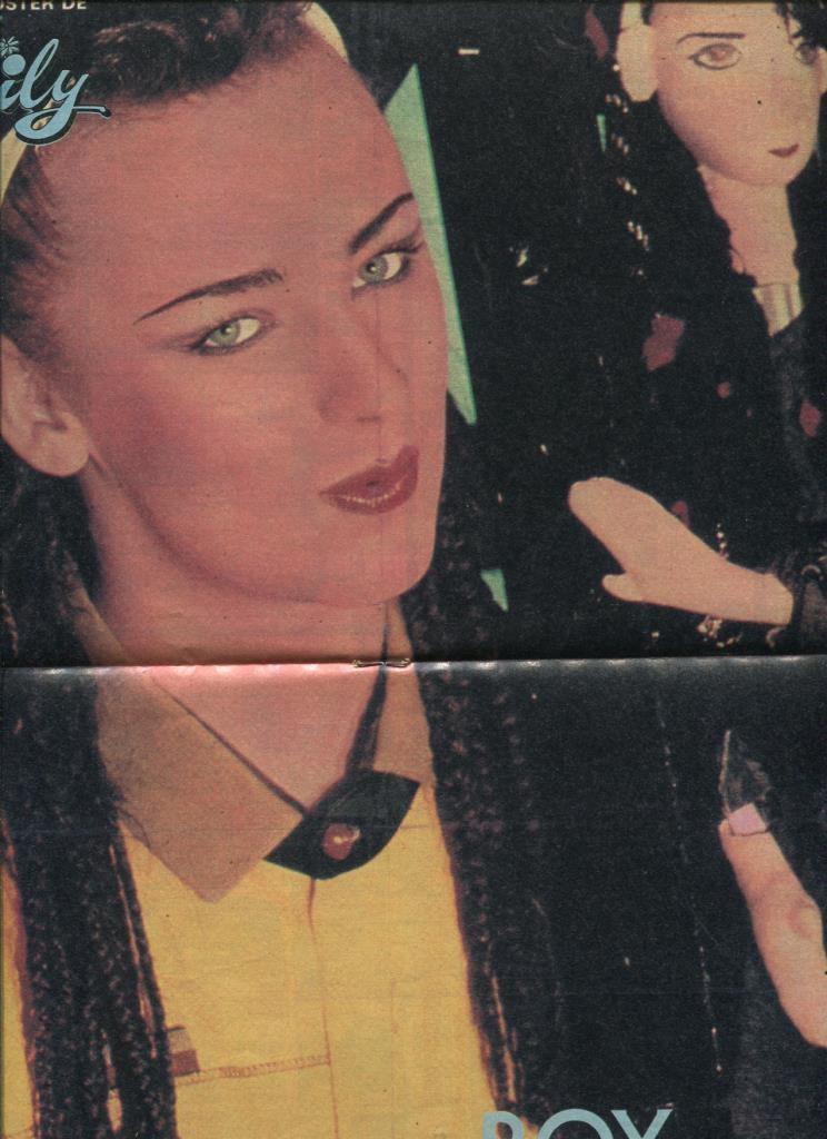 Lily numero 1178: poster central de Boy George (26,5 x 36 cm)